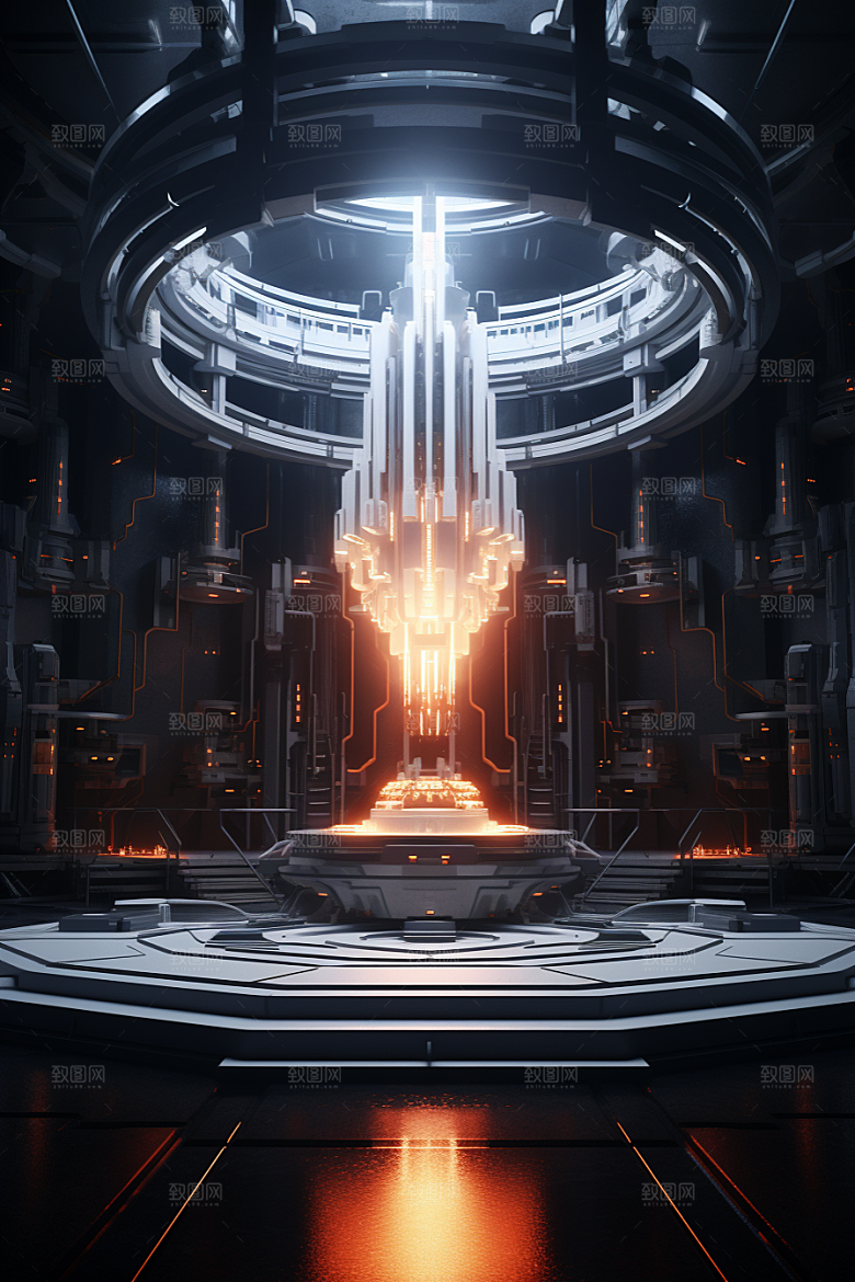 C4D科幻空间3D空间背景