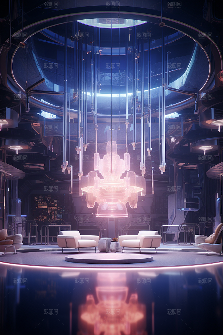 C4D科幻空间想象力空间背景