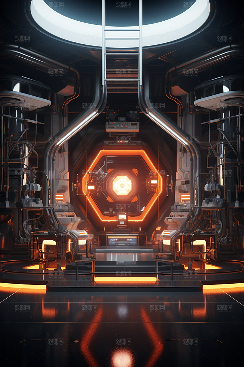 C4D科幻空间想象力空间背景