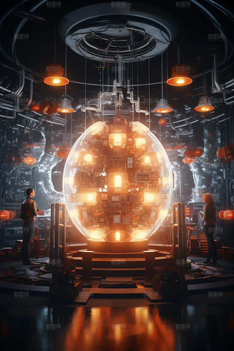 C4D科幻空间高清模型背景
