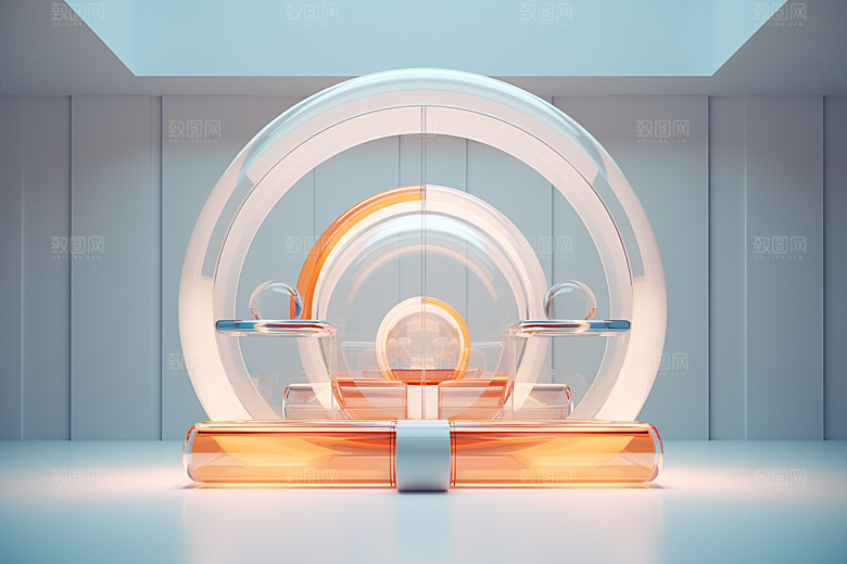 C4D科幻空间高清未来感背景