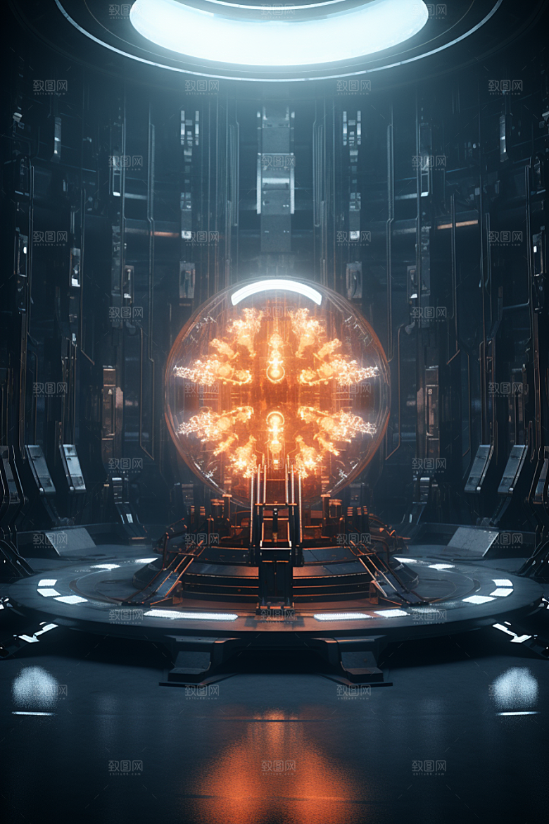 C4D科幻空间3D渲染背景
