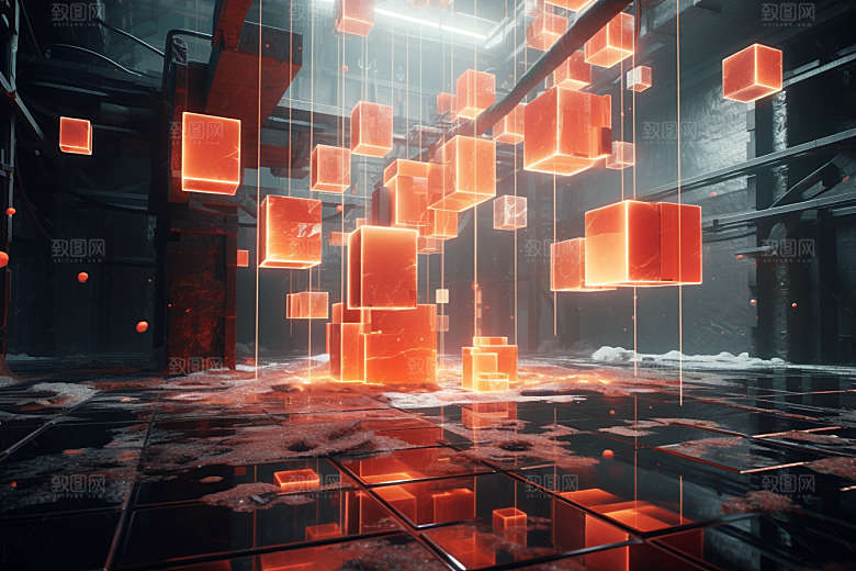 C4D科幻空间想象力高清背景