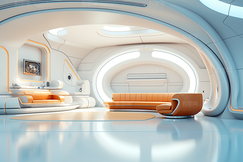 C4D科幻空间效果3D背景
