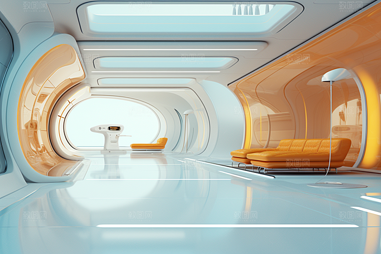C4D科幻空间3D高清背景