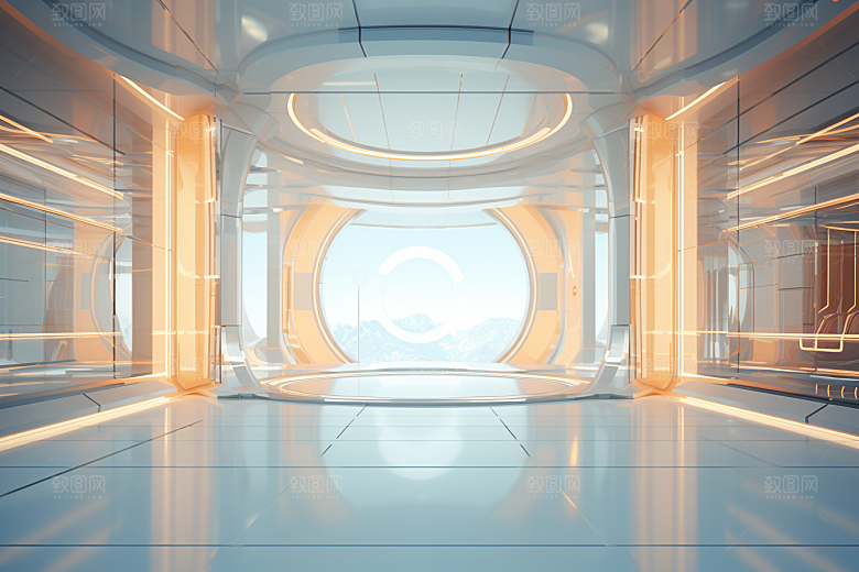 C4D科幻空间渲染空间背景