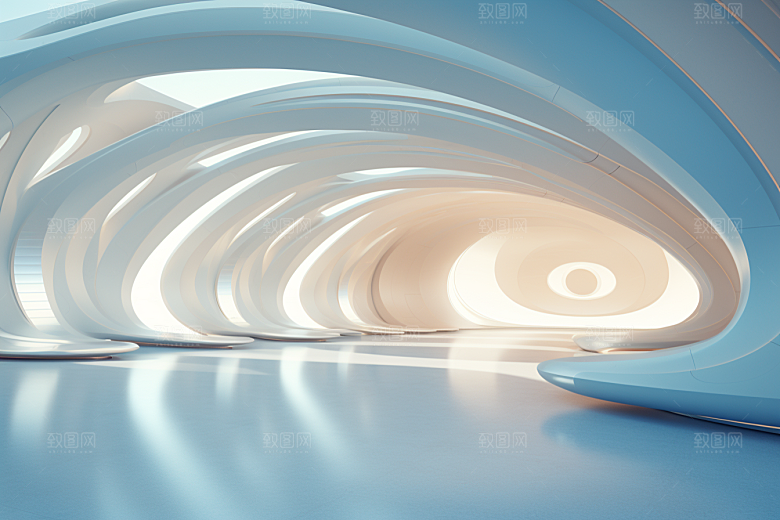 C4D科幻空间科技高清背景