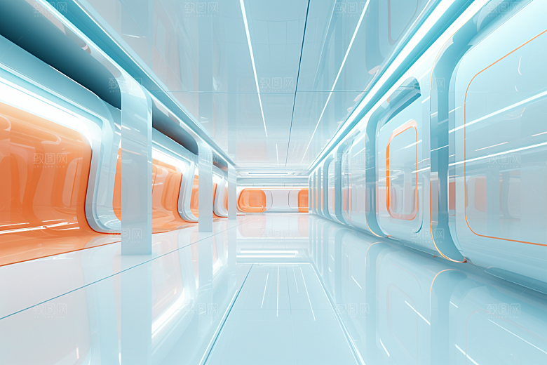 C4D科幻空间渲染科技背景