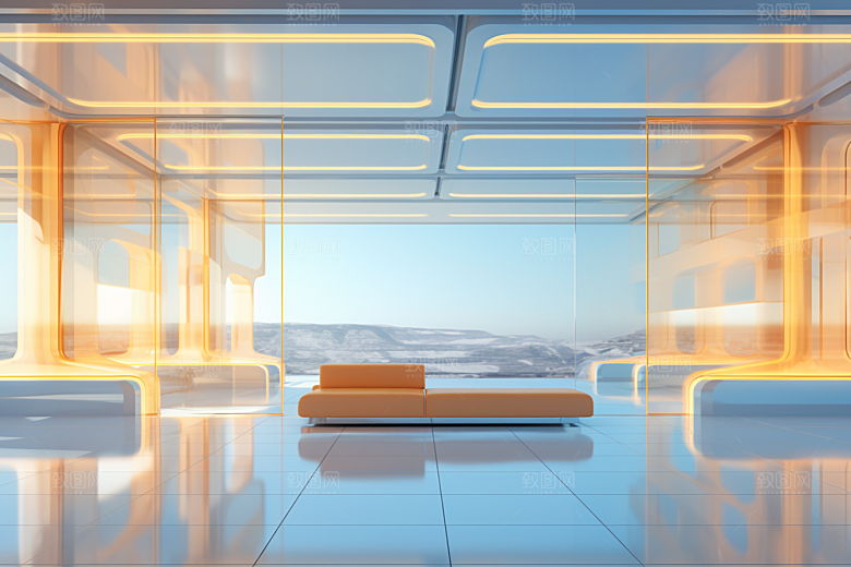 C4D科幻空间科技空间背景