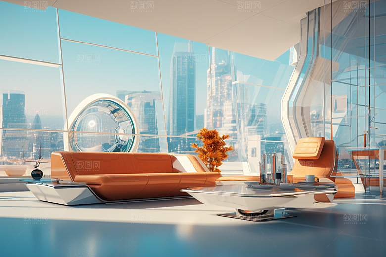 C4D科幻空间空间效果背景