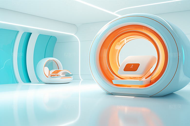 C4D科幻空间未来感渲染背景