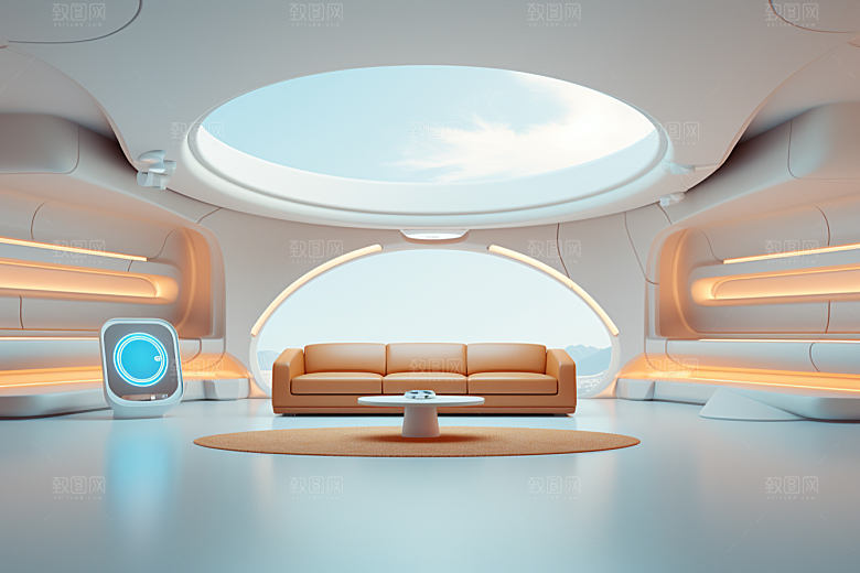 C4D科幻空间高清科技背景