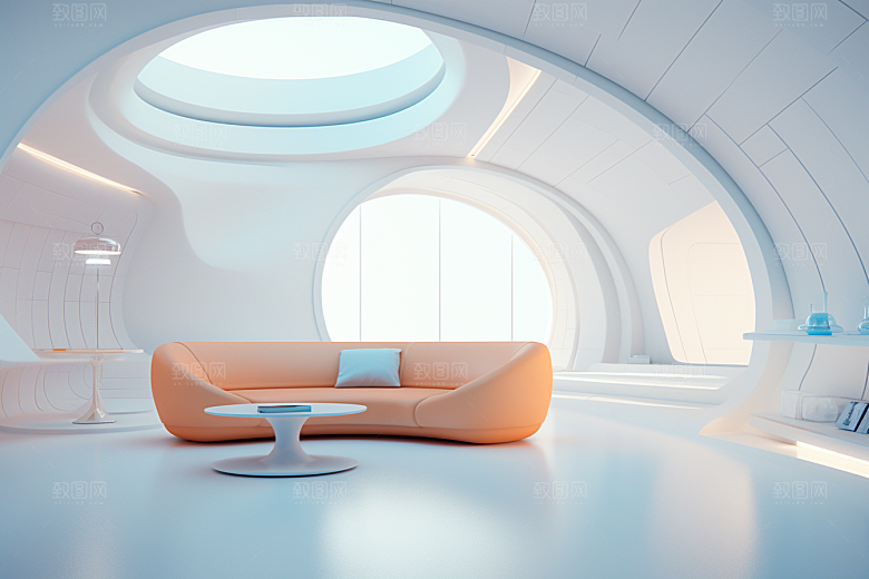 C4D科幻空间渲染高清背景
