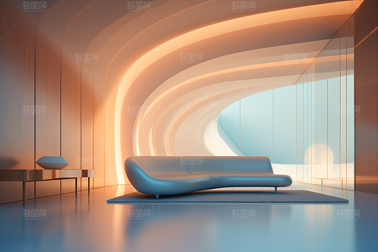 C4D科幻空间效果想象力背景