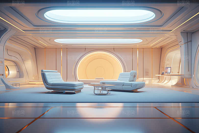 C4D科幻空间3D高清背景
