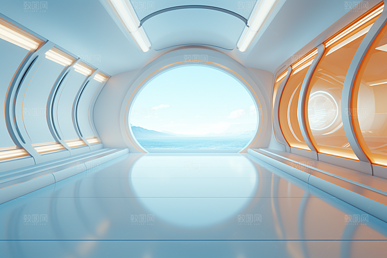 C4D科幻空间想象力高清背景