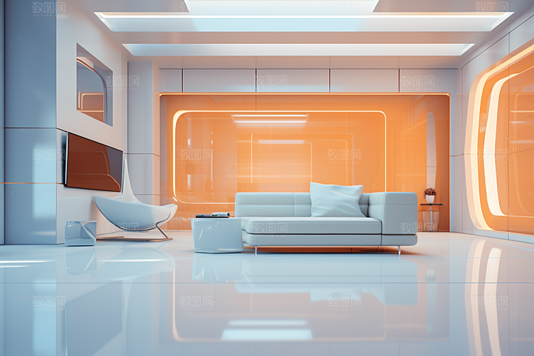 C4D科幻空间高清科技背景