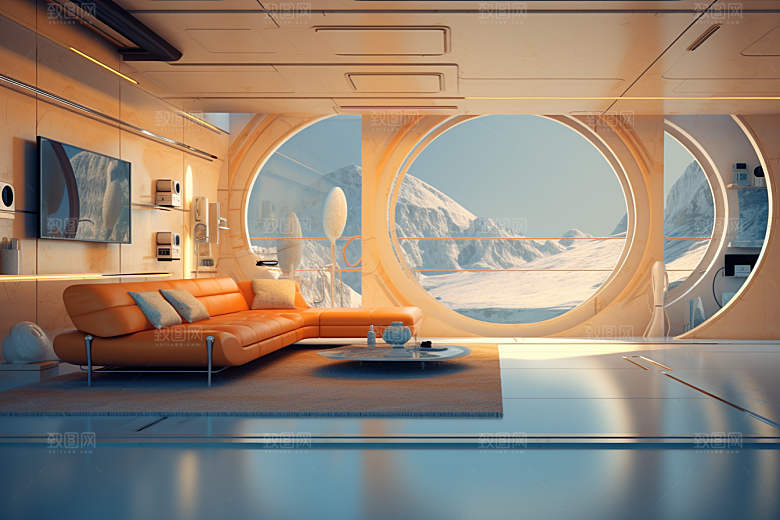 C4D科幻空间模型空间背景