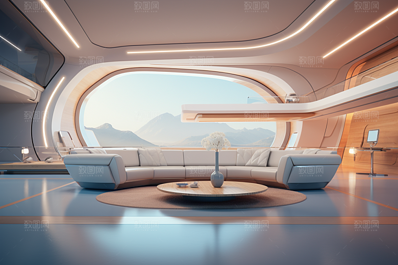 C4D科幻空间效果高清背景