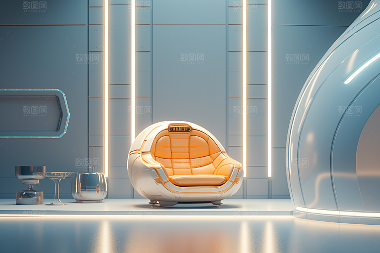 C4D科幻空间模型空间背景