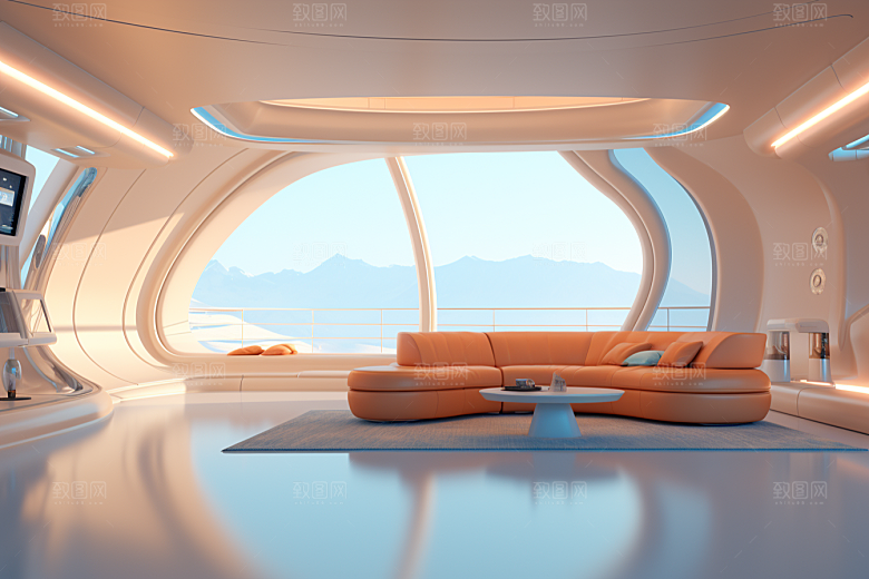 C4D科幻空间效果想象力背景