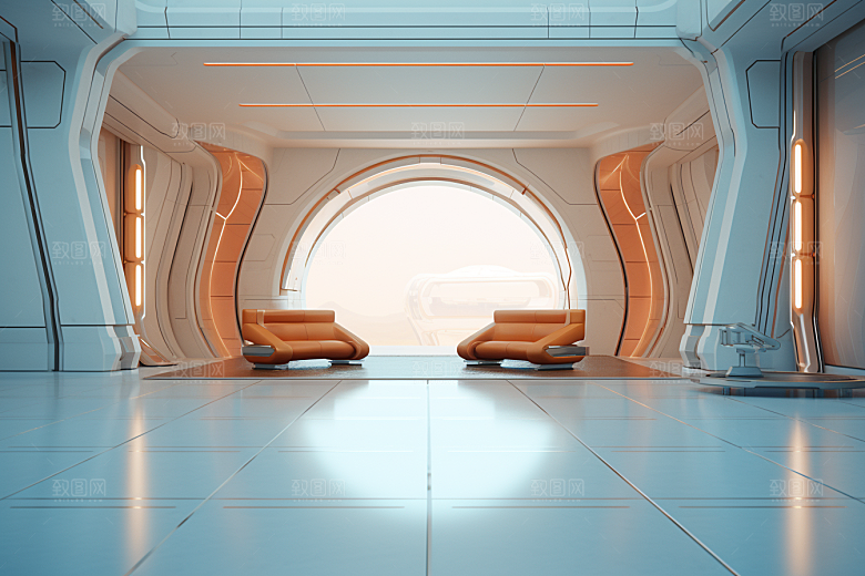 C4D科幻空间空间3D背景