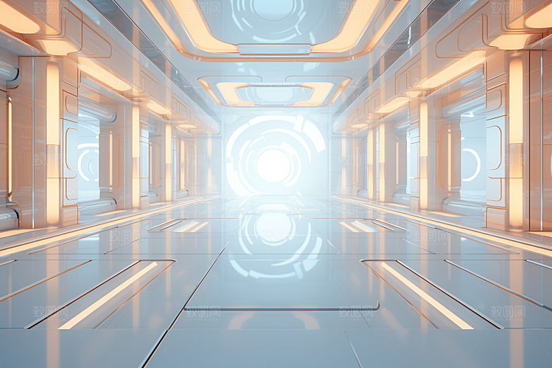 C4D科幻空间空间3D背景