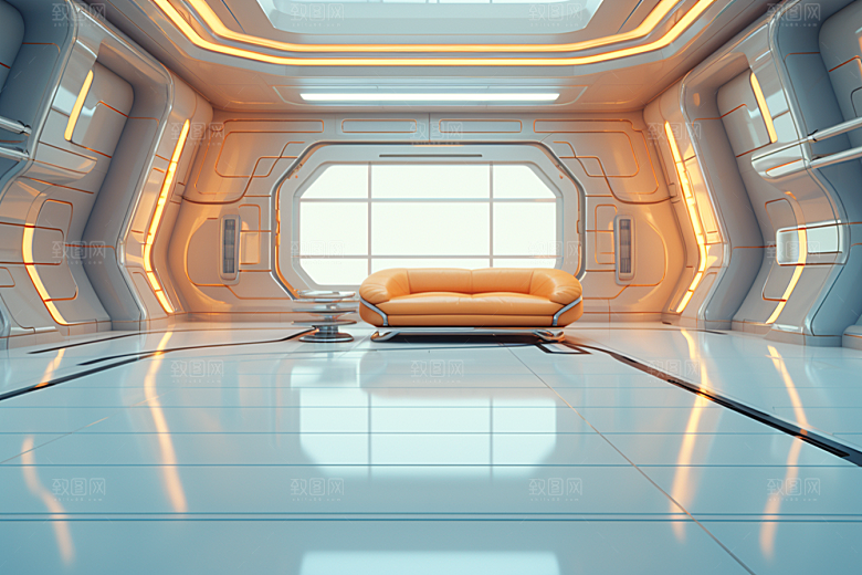 C4D科幻空间模型空间背景