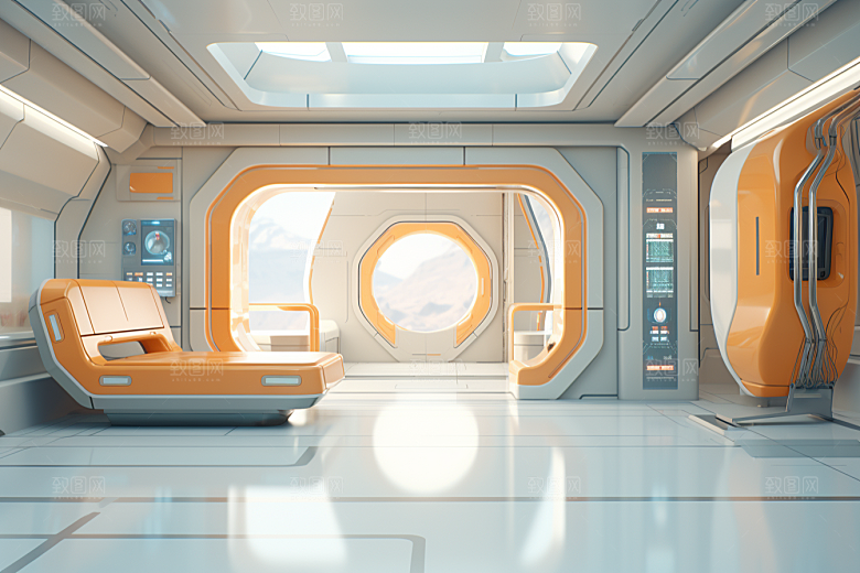 C4D科幻空间高清想象力背景