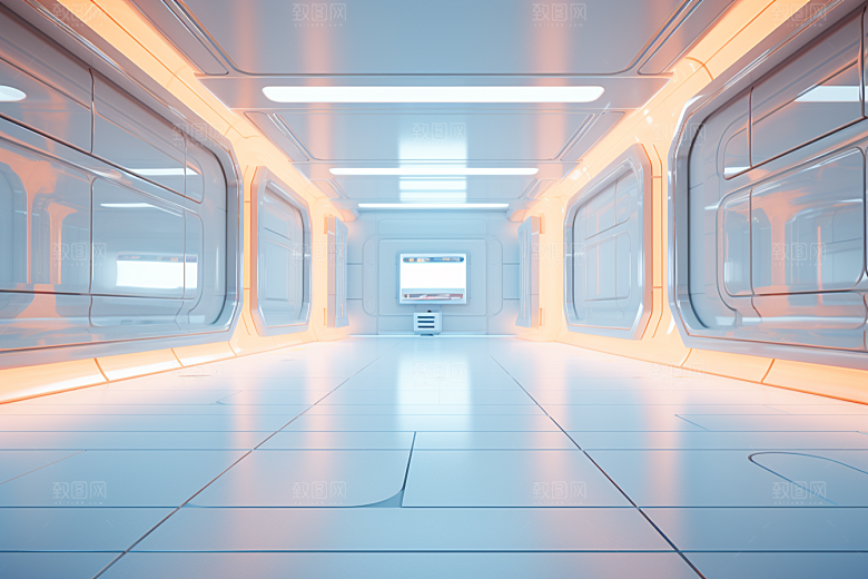 C4D科幻空间科技效果背景