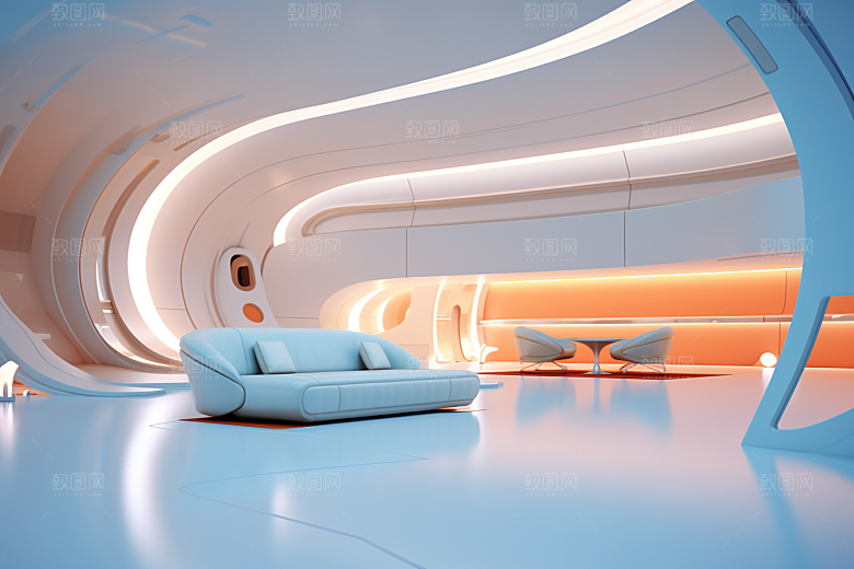C4D科幻空间高清空间背景