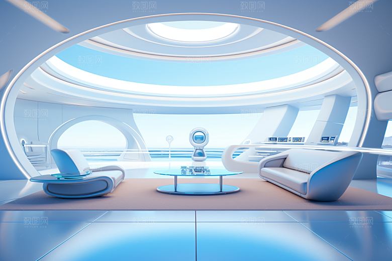 C4D科幻空间未来感高清背景