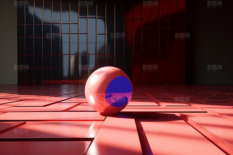 C4D科幻空间想象力科技背景