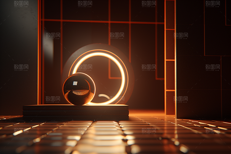 C4D科幻空间空间高清背景