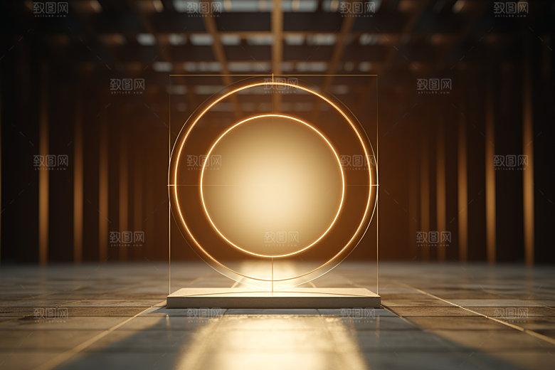 C4D科幻空间效果渲染背景