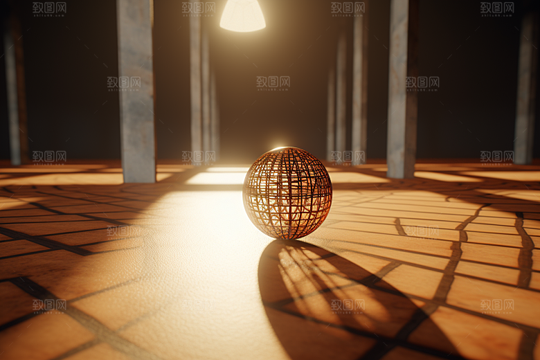 C4D科幻空间科技3D背景