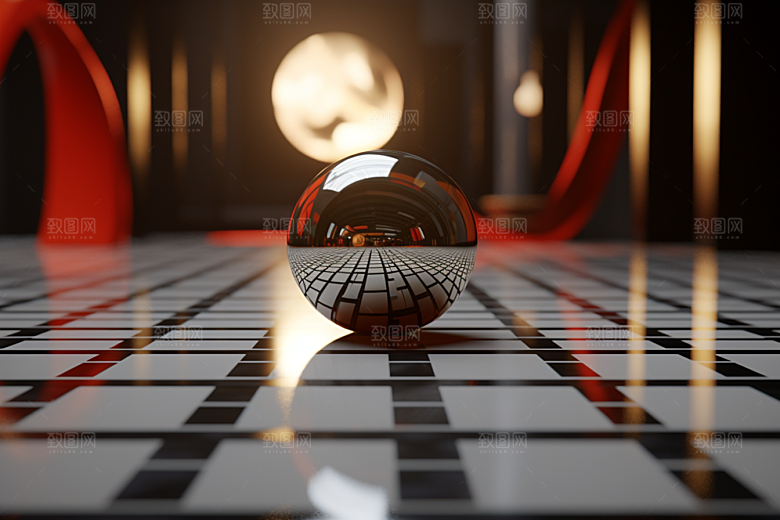 C4D科幻空间效果科技背景