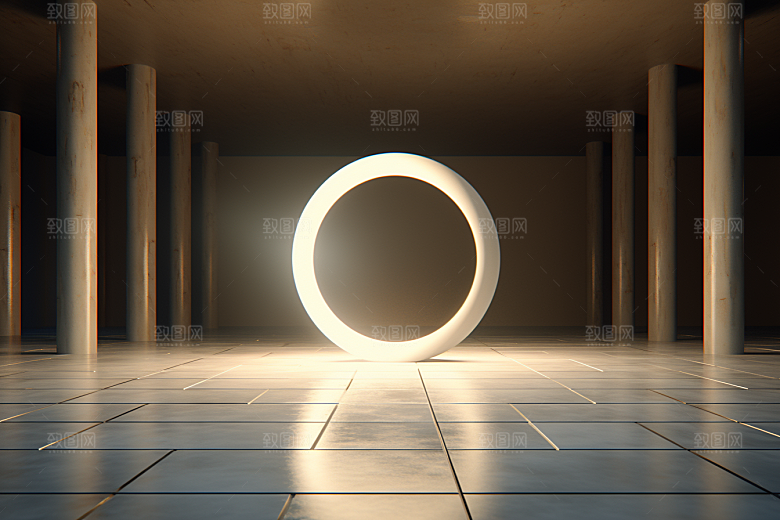 C4D科幻空间3D空间背景