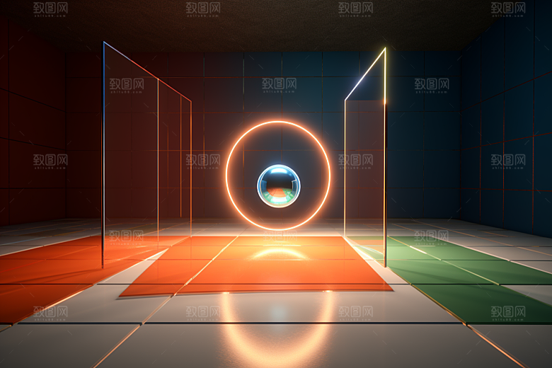 C4D科幻空间高清空间背景