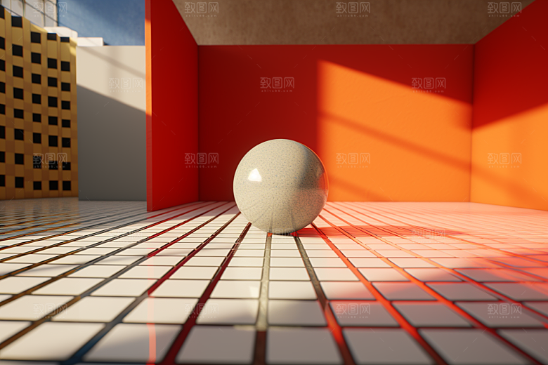 C4D科幻空间空间渲染背景