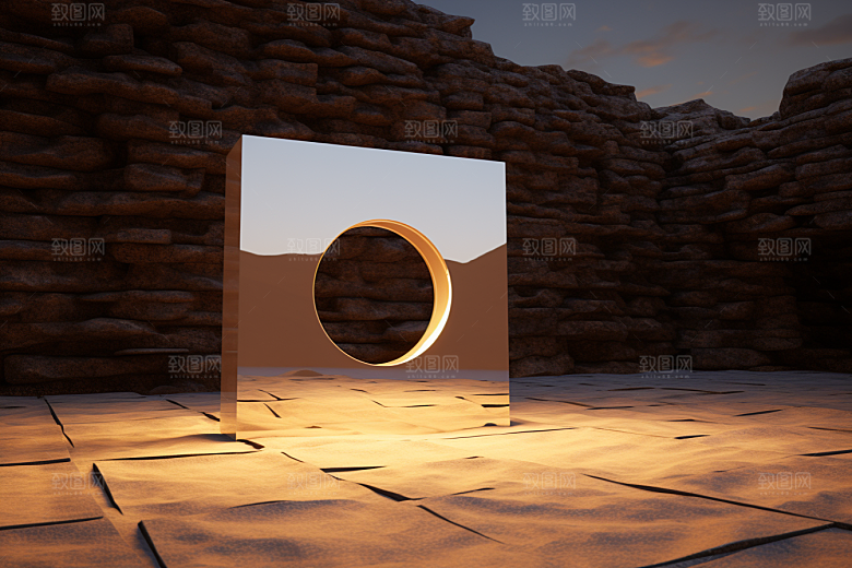 C4D科幻空间3D渲染背景