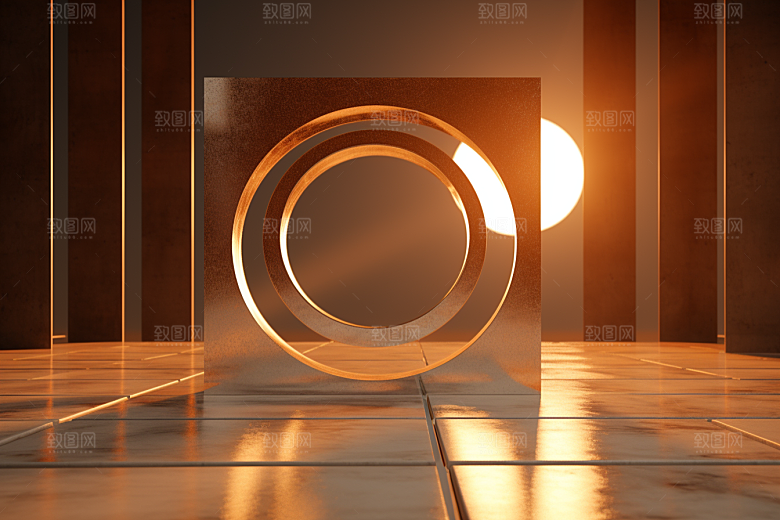 C4D科幻空间科技高清背景