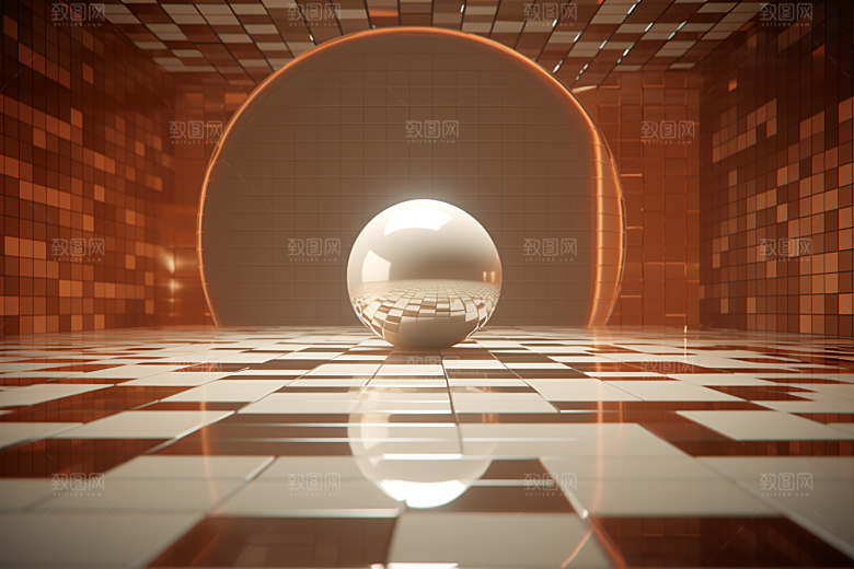 C4D科幻空间3D模型背景