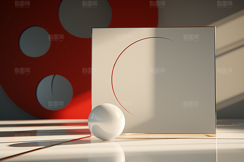 C4D科幻空间未来感模型背景