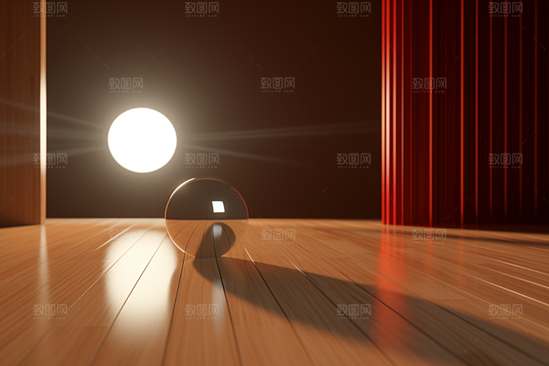 C4D科幻空间效果未来感背景