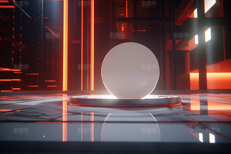 C4D科幻空间高清未来感背景