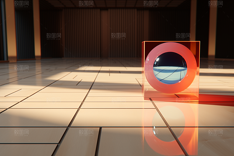 C4D科幻空间科技渲染背景