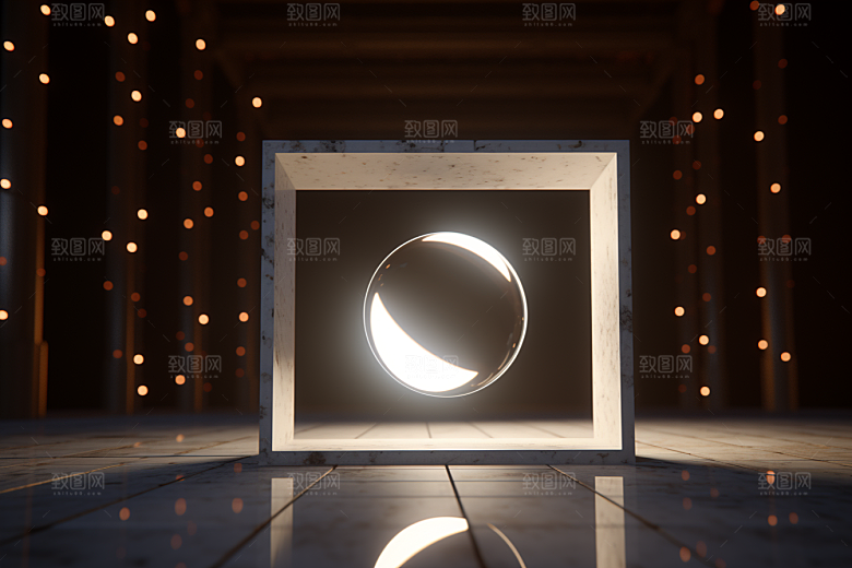 C4D科幻空间渲染空间背景