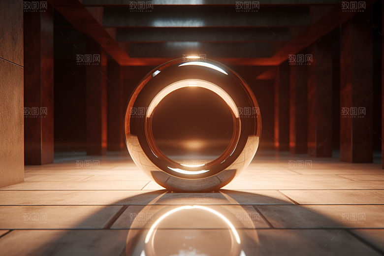 C4D科幻空间未来感空间背景
