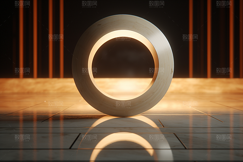 C4D科幻空间未来感模型背景
